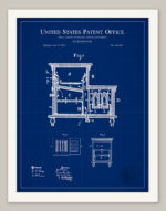 Refrigerator Design | 1875 Patent Print