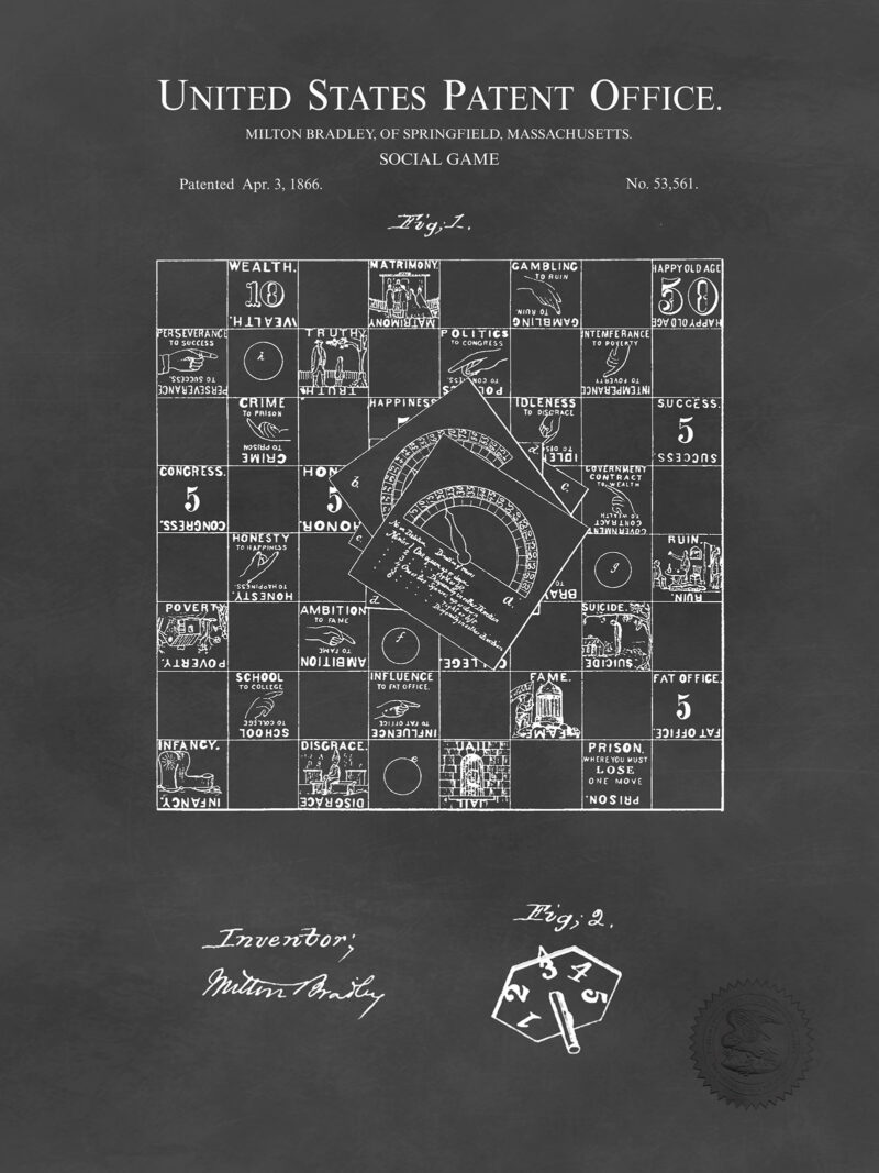 Game of Life Concept - 1886 Patent