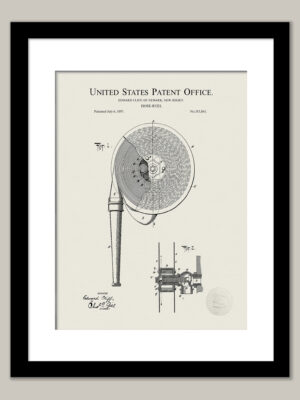 Firehose Design | 1897 Patent Print