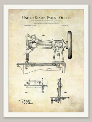 Singer Sewing Machine | 1867 Patent