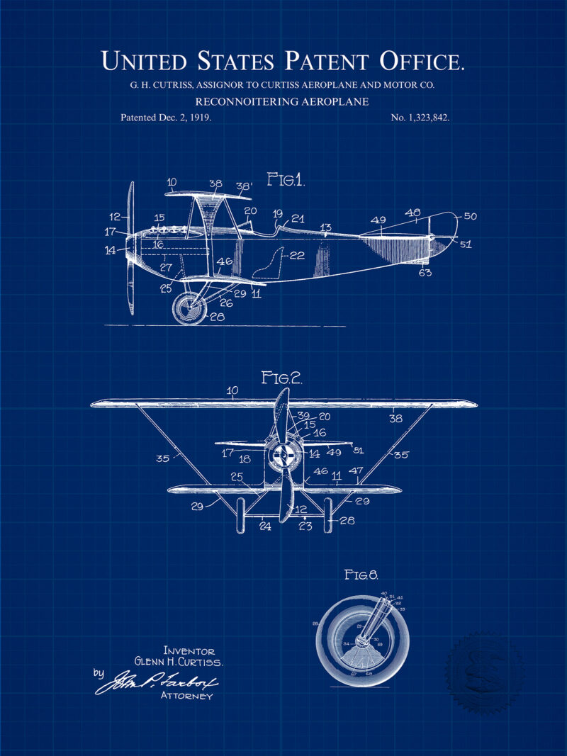 Reconnoitering Plane | 1919 Patent
