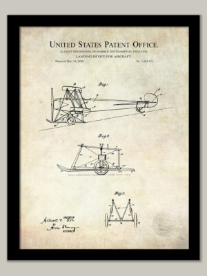 Aircraft Landing Gear | 1920 Patent