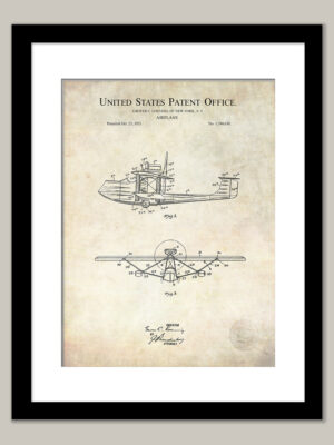 1921 Flying Boat Print