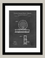 Fishing Reel Design | 1874 Patent Print