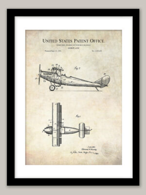 Vintage Airplane | 1931 Patent Print