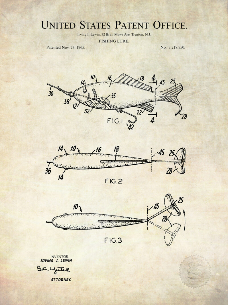 Lure Design | 1965 Patent
