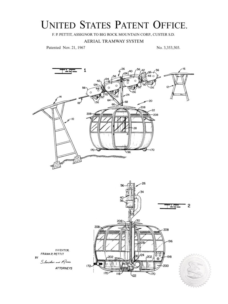 Gondola Design | 1967 Patent