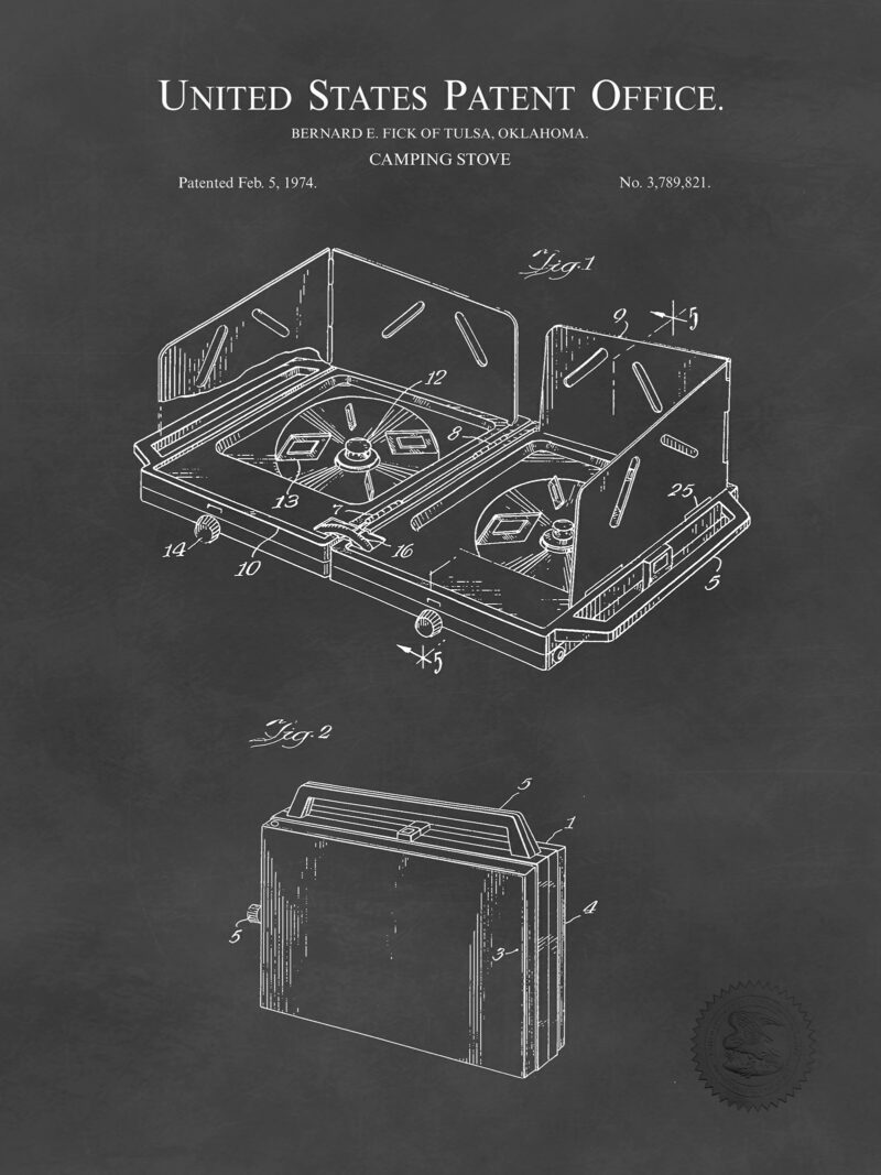 Camping Stove Design | 1974 Patent