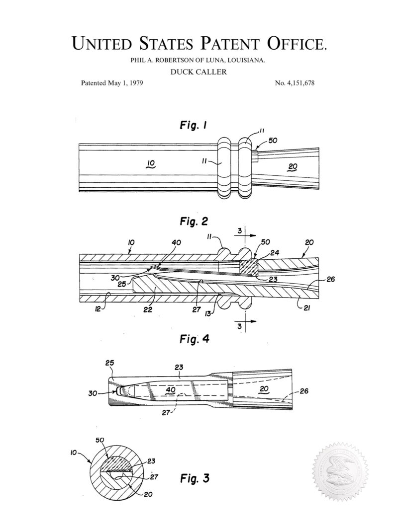 Duck Caller | 1979 Patent