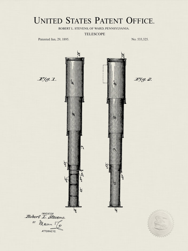 Telescope Design | 1891 Patent