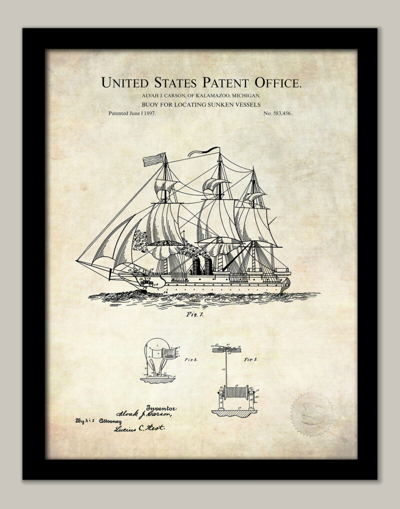 Salvage Buoy | 1897 Patent