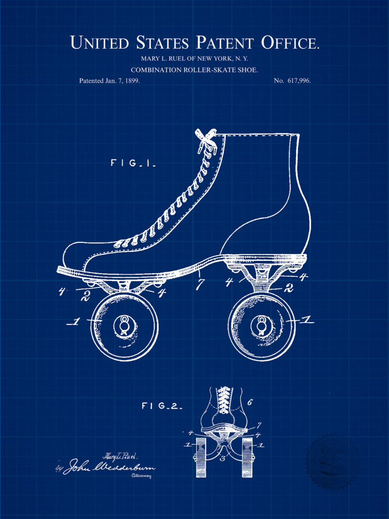 Roller Skate Design | 1899 Patent