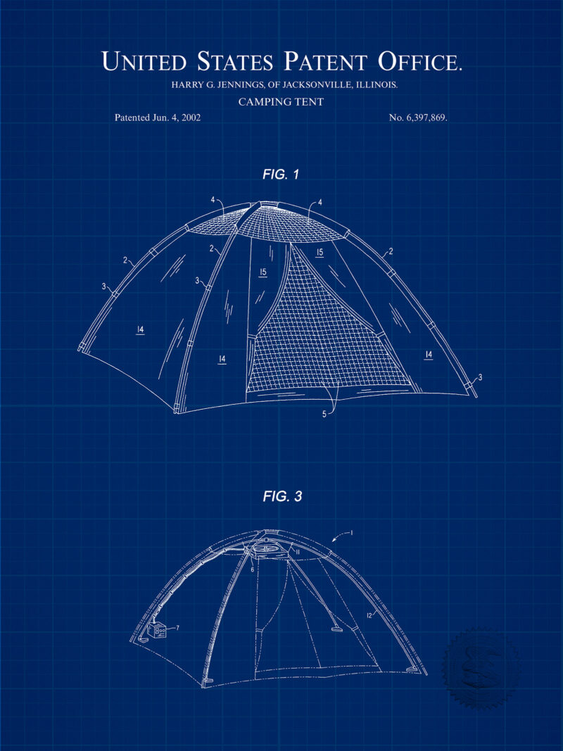 Camping Tent Design | 2002 Patent