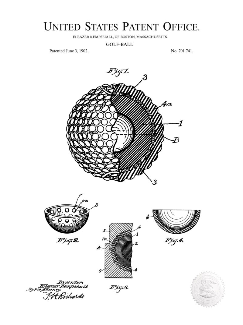 Golf Ball Design | 1902 Patent