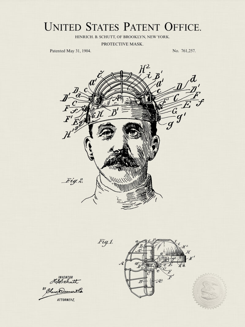 Catcher's Mask | 1904 Patent
