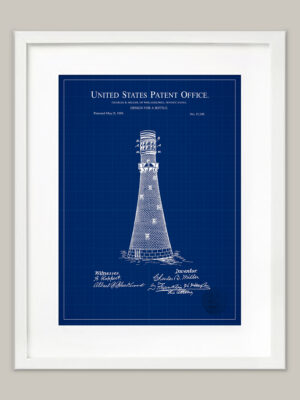 Lighthouse Design | 1889 Bottle Patent