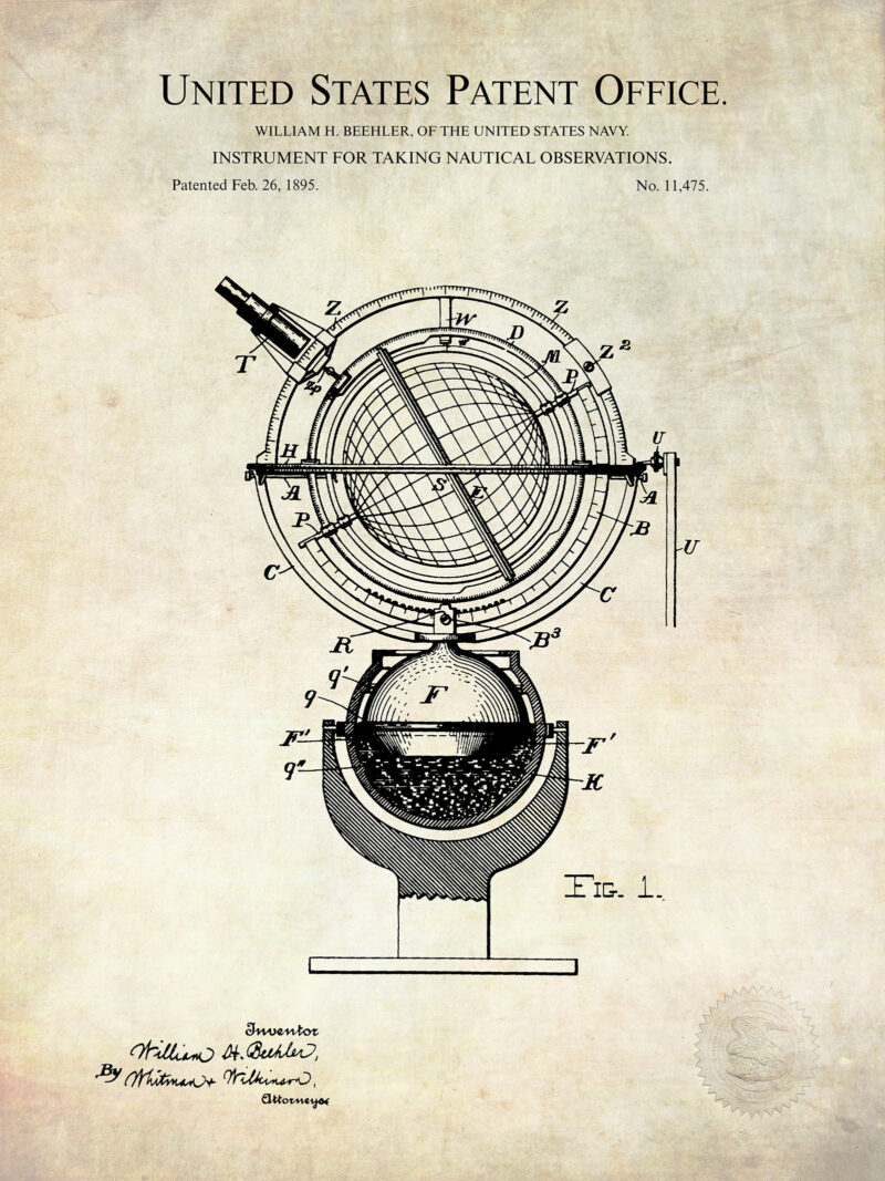 Navigational Instrument | 1891 Patent
