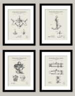 Prints of Antique Sailboats Patents