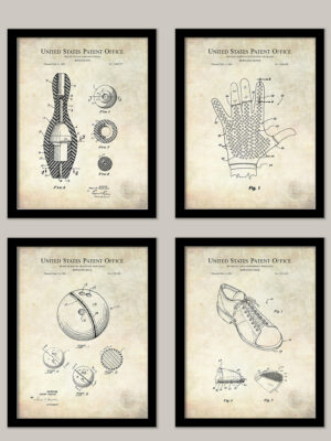 Vintage Bowling Gear Patents