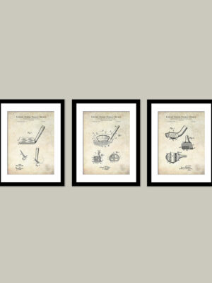 Vintage Golf Club Patent Collection