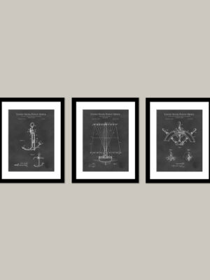 Antique Sailing Collection | Patent Print Set