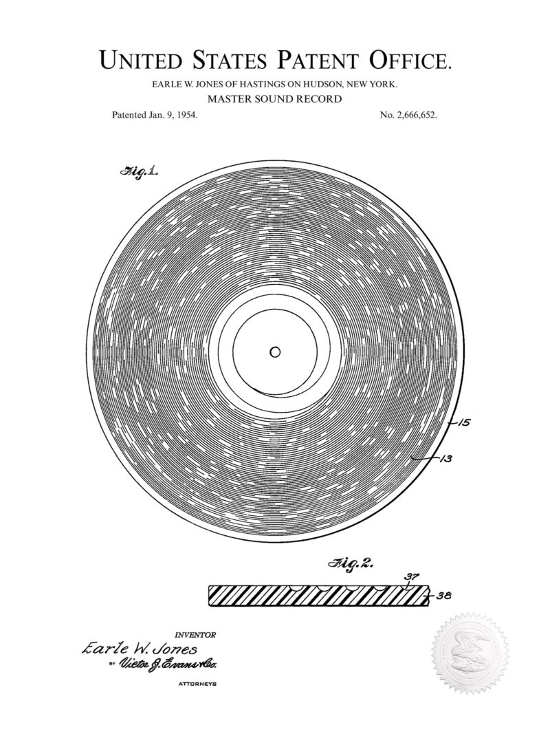 Master Sound Record | 1954 Patent