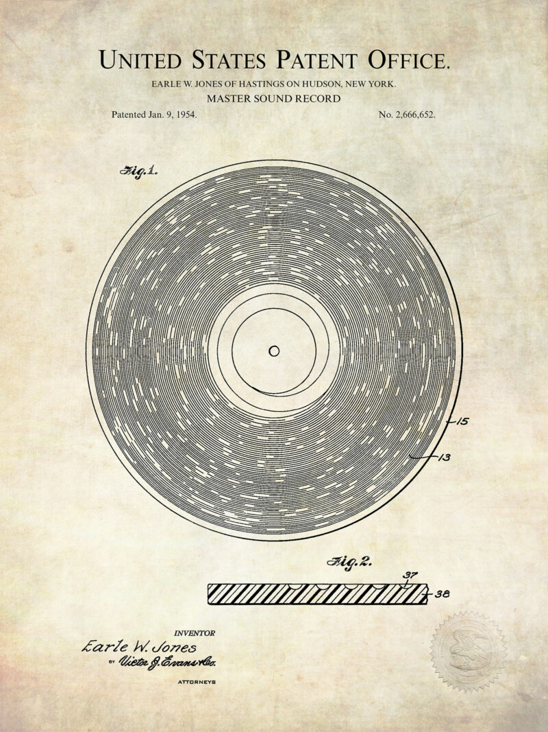 Master Sound Record | 1954 Patent