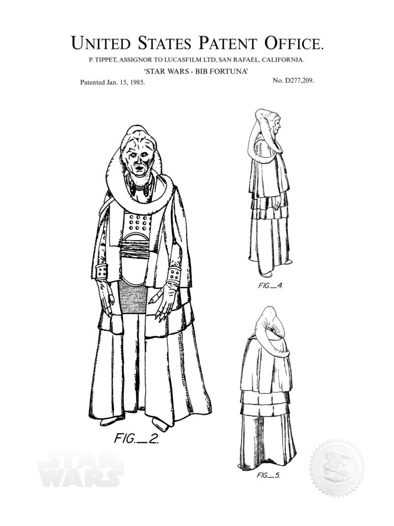 Movie Character Design | Lucasfilm Figure Patent