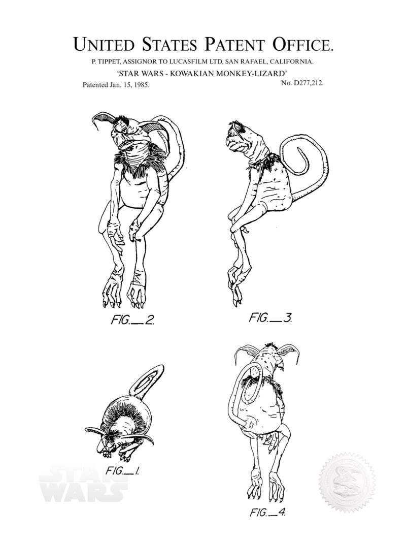 Movie Character Figure | Lucasfilm Patent