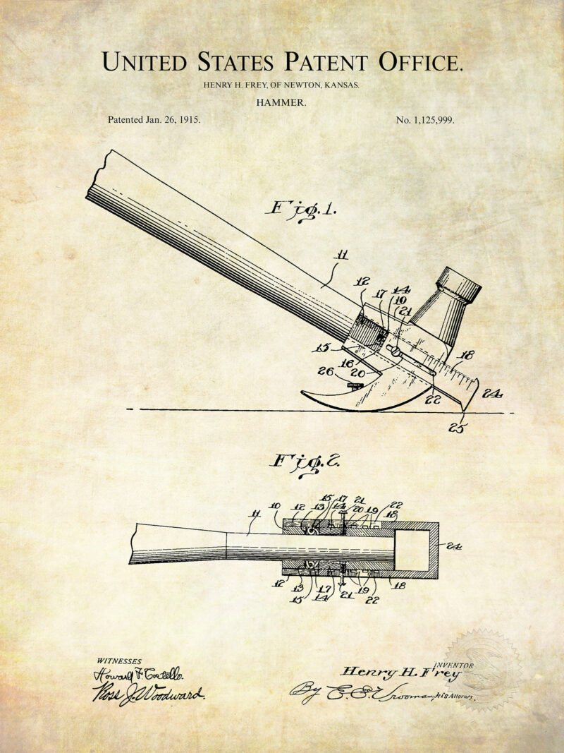 Hammer Design | 1915 Patent