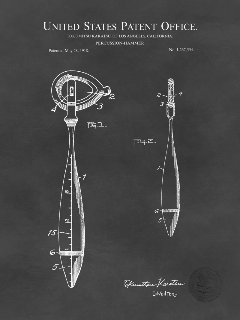 Percussion Hammer | 1918 Patent