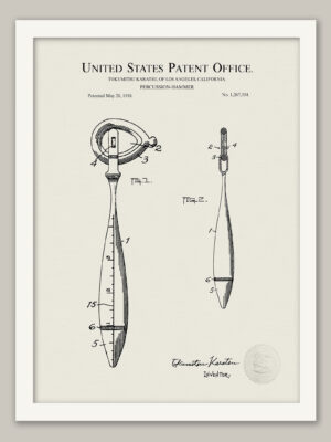 Percussion Hammer | 1918 Patent