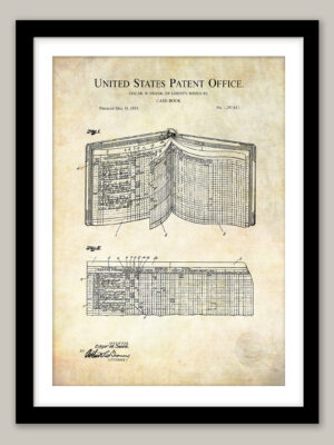 Cash Book Design | 1919 Patent