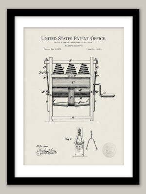 Washing Machine Invention | 1873 Patent
