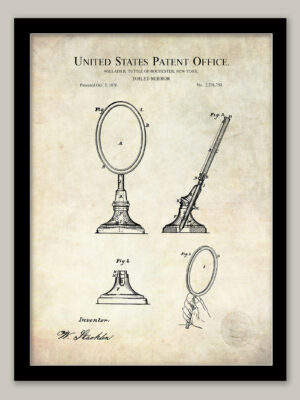 Bathroom Mirror | 1876 Patent
