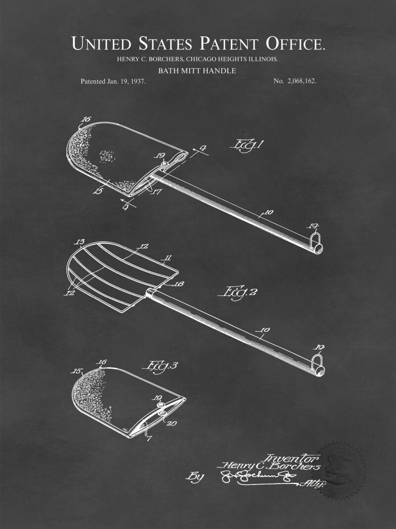 Loofah Bath Mitt | 1937 Patent