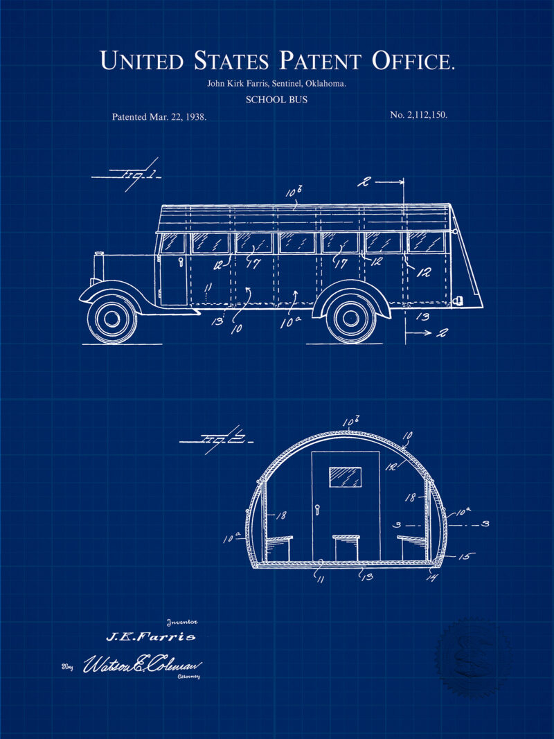 School Bus Design | 1938 Patent