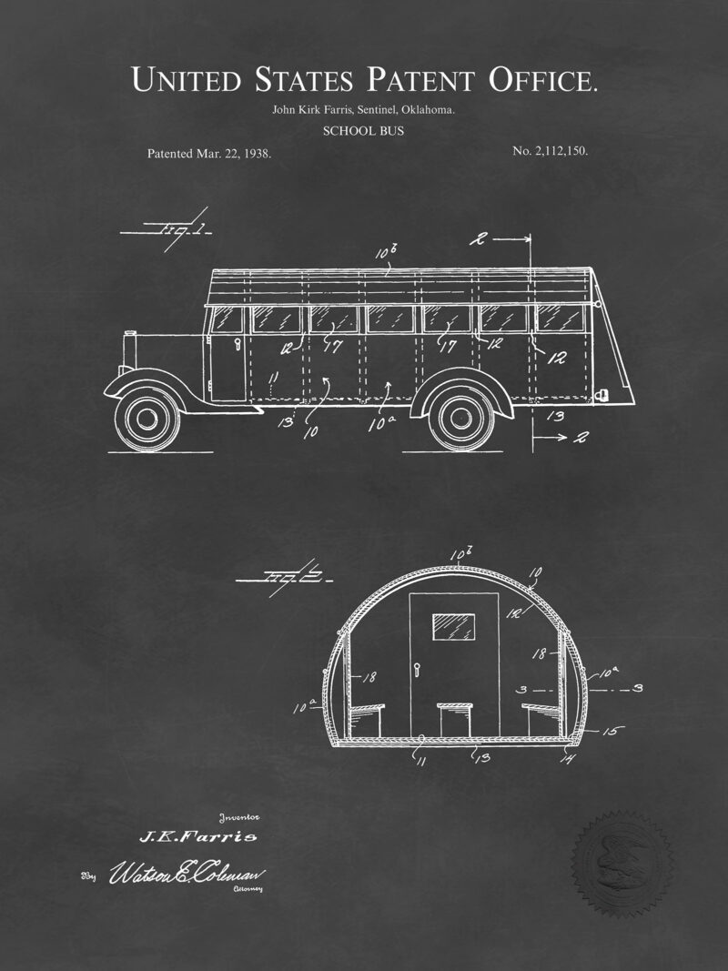 School Bus Design | 1938 Patent