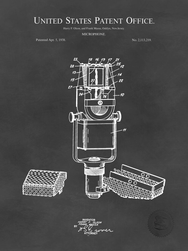 Microphone Design | 1938 RCA Patent