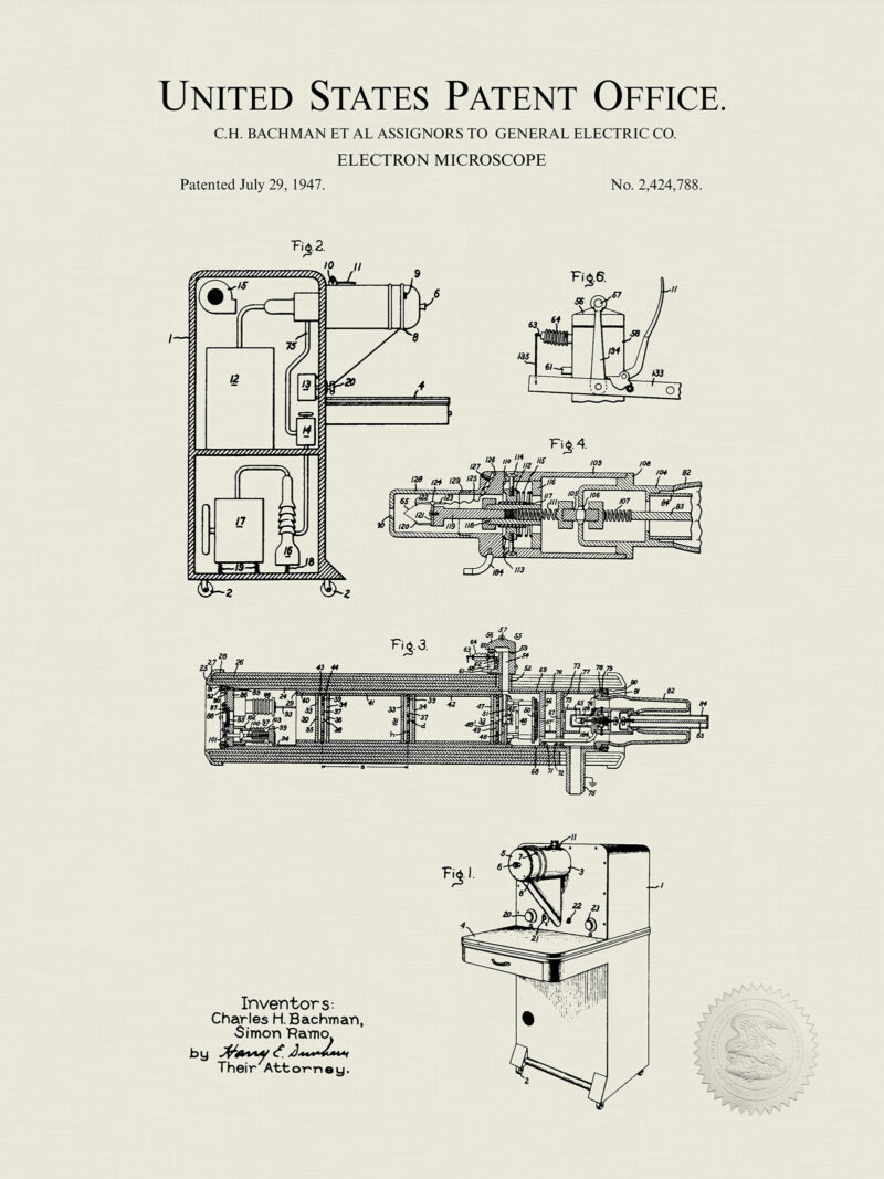 Electron Microscope Design | 1947 Patent
