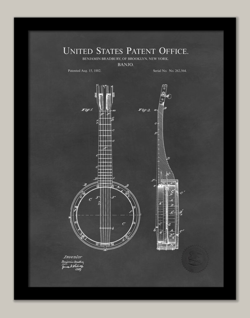 Bradbury Banjo | 1882 Patent