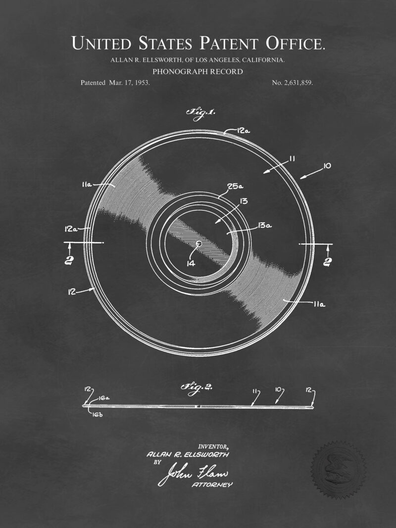 Phonograph Record | 1953 Patent