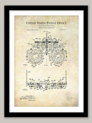 Optometrical Apparatus  1958 Patent