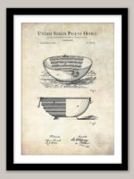 Antique Wash Basin| 1884 Patent