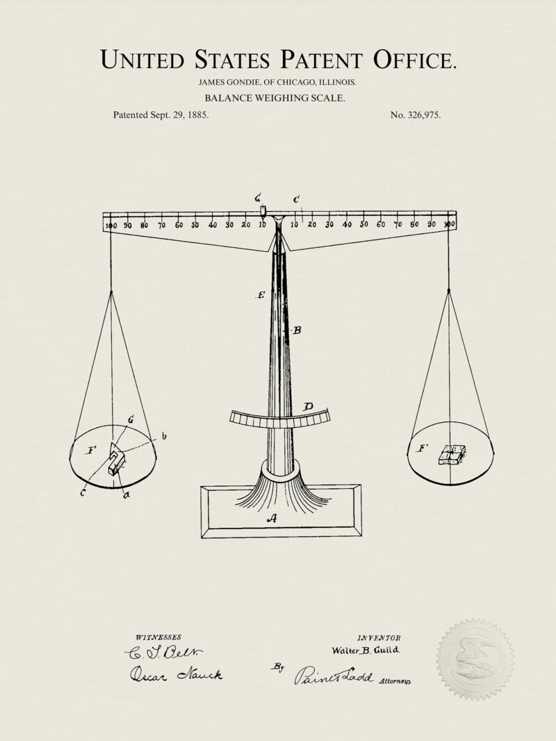 Law Collection | Court & Law Patent Prints