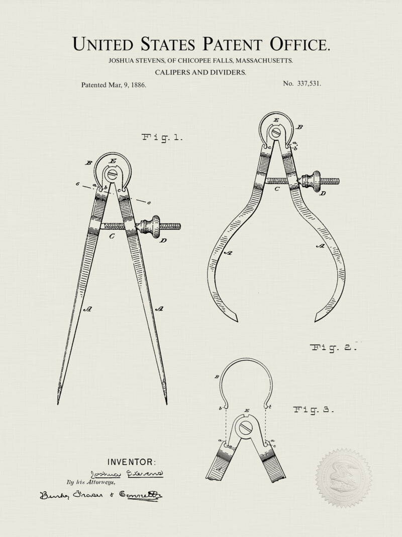 Engineer's Tools Patent Prints