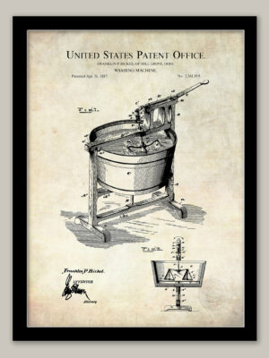 Antique Wash Basin| 1884 Patent