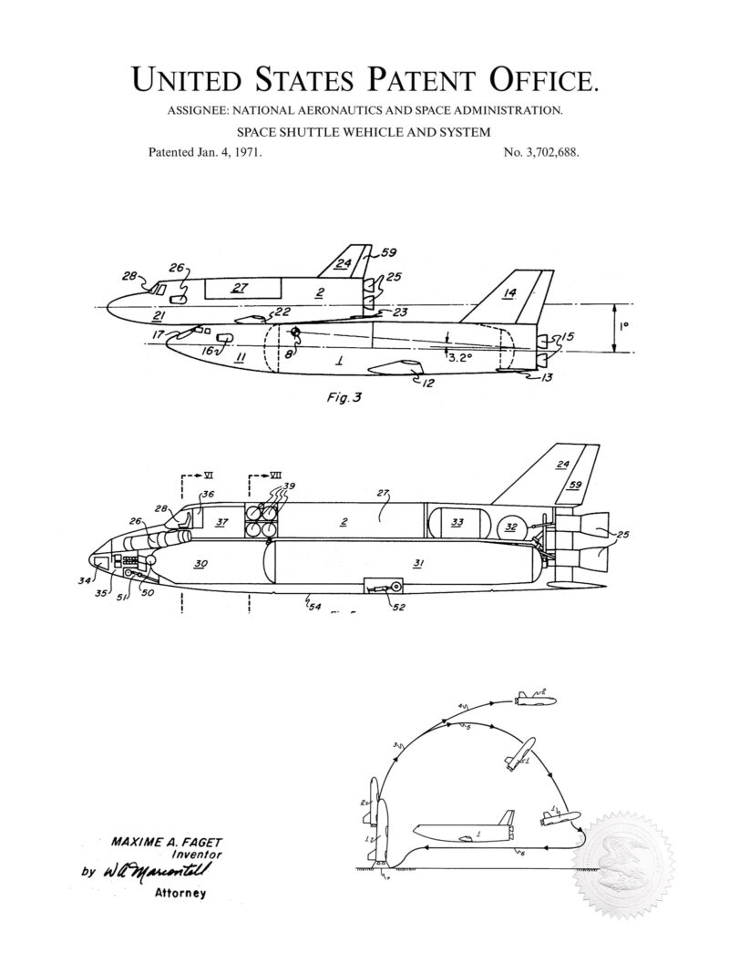 Space Shuttle Design | NASA Patent