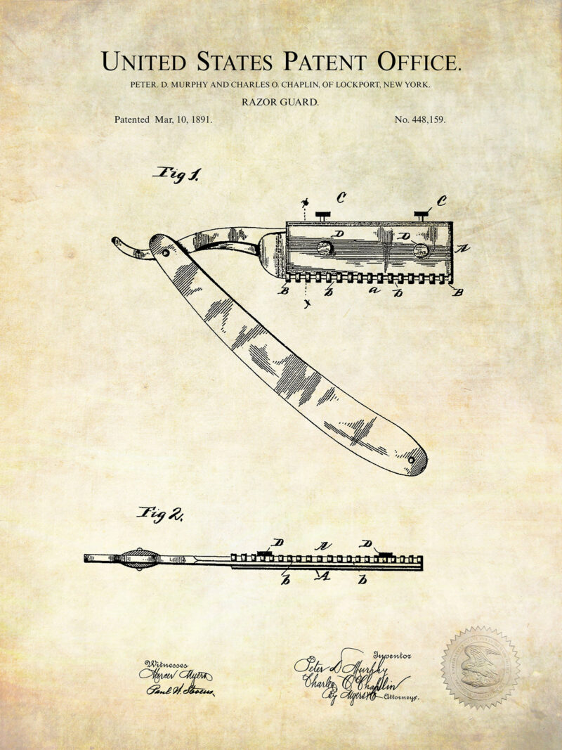 Razor Design | 1891 Patent