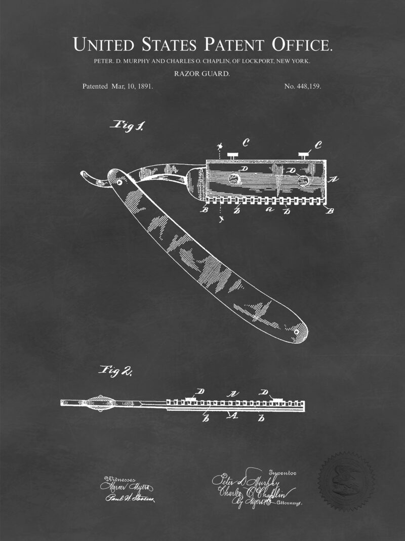 Razor Design | 1891 Patent
